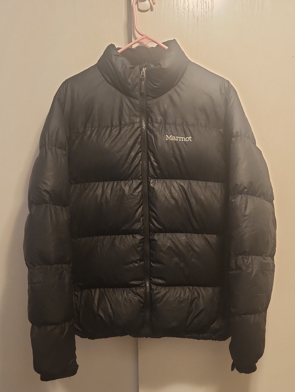 Marmot Men's Black Quilted Down Puffer Jacket